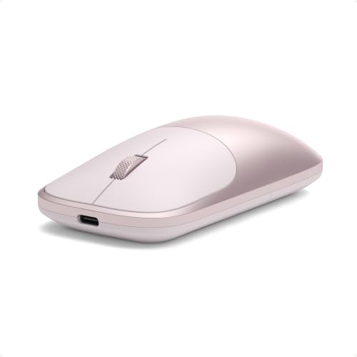 SATECHI Slim EX Bluetooth-Maus, 2,4 GHz, USB-C-Akku, Rosa