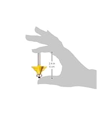 yonico 13130q 1 4-inch shank-double round-over Router Bit 1 4-inch Vástago