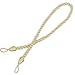 RYB HOME Curtain Ropes Tie Backs - Tiebacks Long Loop with Buckle Cord for Indoor Outdoor Panels Use with Hook or Directly for Window Panels, 2 Pcs, Gold