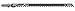 Bosch T344DP 5-Piece 6 In. 6 TPI Precision for Wood T-Shank Jig Saw Blades