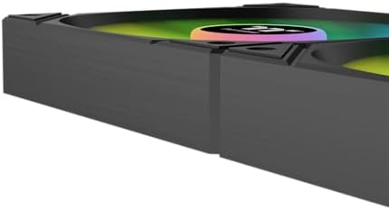 LA360 ARGB Sync AIO Wasserkühlung 360mm – RGB Wasserblock im Gaming-Style, 3×120mm ARGB Lüfter bis 2500 RPM, vorinstalliert, Intel/AMD kompatibel, Schwarz