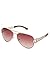 GUESS Factory Women's Chain-Link Aviator Sunglasses