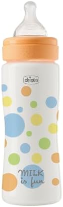 Biberón Perfect Easy Fast Flow, con tetina Physio de silicona suave y acabado Soft Sense, anticólicos, reduce la regurgitación y la irritabilidad, biberón de plástico de 330 ml, 4m+, niño
