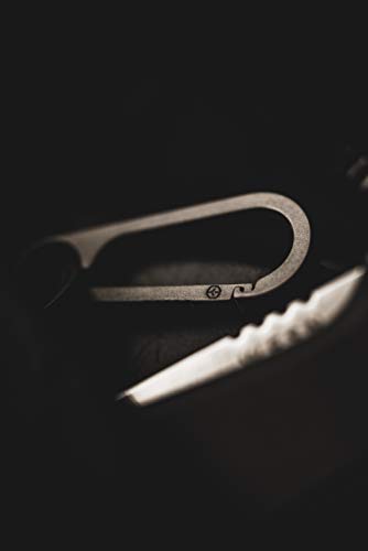 G2 Titanium Heavy Duty Carabiner Keychain, EDC Quick Release Hooks, Retractable Locking Design for Detachable Access, Supports Home, Vehicle and Work Keys - Thumbnail 5