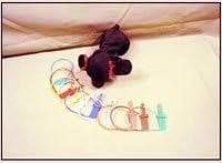 PT# 6323-Biohazard Biohazard- Cynch-Lok W/Biohazard Label Red 100/Pk by, Healthmark