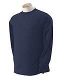 FOL 4930 Adult Heavy Cotton HD Long-Sleeve T-Shirt - J Navy, Medium