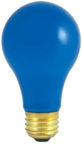 Colored Light Bulbs - Blue Green Red Light Bulbs - 60 Watt - Heat Resistant - Ceramic Light Bulb - 120 Volt Light Bulbs - E26 Base - GoodBulb (Blue, 2 Pack)
