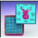 Elkmaster Tips Pool Snooker Cue Tips 9mm-12mm Pack Of 10 (10-mm)