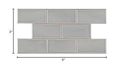 MSI Morning Fog 3 in. x 6 in. Handcrafted Glazed