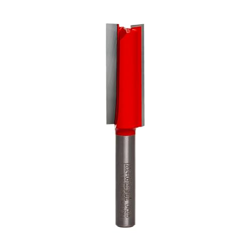 Freud 12mm (Dia.) Double Flute Straight Bit with 1/4 Shank (04-528)