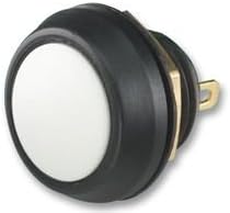 ITW SWITCHES 59-514 PUSHBUTTON SWITCH, WHITE (50 pieces)