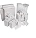 FindingKing 100 White Gloss Jewelry Display Cotton Filled Mixed Gift Box Set