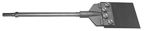 Champion Chisel, 6-Inch Wide Floor Scraper System, for .580 Hex Shank Oval Collar Chipping Hammers, includes SURE-LOCK Fasteners - Thumbnail 4