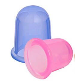 Anti Cellulite Cup Silicone Cupping Therapy Set Body Massage Cups Include 1 x Medium Body Cup, 1 x Large Body Cup