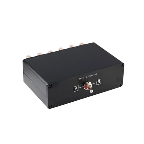 Audio Switcher Amplifier Speaker Switch Converter 2 Input 1 Output/in Out Amplifiers(Copper Wire)