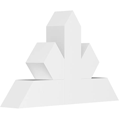 Ekena Millwork GBP036X23X0606SAR00 Saratoga Architectural Grade PVC Gable Brack…