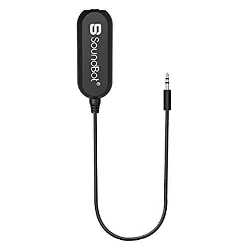 SoundBot SB363 3.5mm Ground Loop Noise Isolator Adapter Remover[Buzzing Eliminator Hissing Filter] Speaker/Car Audio Stereo System/Bluetooth Adapter Receiver/Car Kit/Home Audio w/Built-in AUX Cable