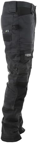 Apache 3D Stretch Holster Trousers Grey Black 32W 29 Leg Workwear view 4