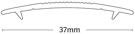 Carpet/Flooring Door Strip (Single, Silver) - Image 3