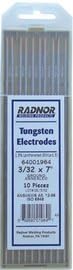 Radnor 3/32 X 7 1.5% Lanthanated Tungsten Electrode Ground, 2/Pack (6 Pack)