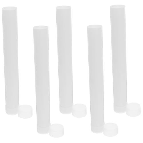 DOITOOL 5pcs PVC Poster Tube for Document Storage Art Tube for Posters and Drawings Telescoping Design for Travel and Artwork