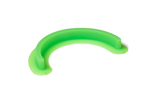 Food Cubby - Plate Divider - Food Separator - Food Safe Silicone (2, Green) by Food Cubby