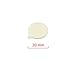 Pack of 200 pcs Candle Wick Stickers - Kare & Kind® Retail Packaging (200 pcs, White)