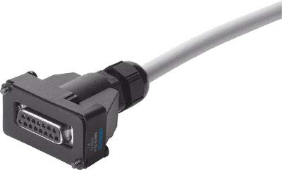 Festo 177673 Model KMPV-SUB-D-15-5 Plug Socket With Cable