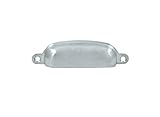 4 in. Solid Brass Exposed Shell Pull