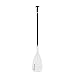 Attwood 11772-1 Stand-Up Paddle Board (SUP) Paddle, Length Adjusts 55-82 Inches, Black Aluminum Grip, White ABS Blade primary