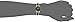 Anne Klein Women's AK/2052BKST Premium Crystal Accented Gold-Tone and Black Bangle Watch with Bracelet Set