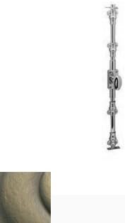 Baldwin 8106.R8LK Right Handed 8ft. Ornamental Cremone Bolt, Satin Brass and Black