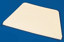 Dough Scraper, Poly, Red/Ivory/White, 8-1/2" x 5" - Ivory