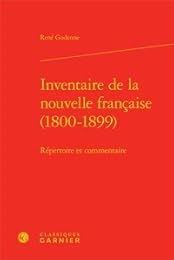 Inventaire de la nouvelle française, 1800-1899