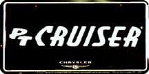 CHRYSLER PT CRUISER LICENSE TAG