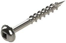 Impakt Tools 150CWH-200, #8 x 1-1/2 Inch Coarse Pocket Hole Screws with Washer Head, DIY Screws, 200 Count