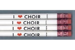 MUSIC TREASURES CO. I Love Choir Pencil Pack of 10