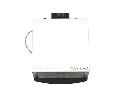 Professional 750 L Centrifugal Fume Extractor - Cooker Hood - With Grease Tray - Energy Class D - Large Capacity Silent Kitchen Fan - 36,6 cm Wide - Cata