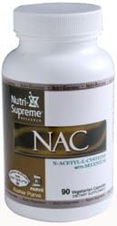 Nutri-Supreme Research NAC N-Acetyl-L-Cysteine with Selenium - 90 Vegicaps