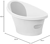 Shnuggle Newborn Baby Bath with Built-in Bum Bump and Soft Backrest view 8