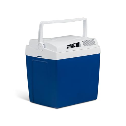 Mobicool ME24 elektrische Kühlbox, 12V und 230V, 23L, blau - Mini-Kühlschrank für Auto, Camping, Urlaub, Boot, Festivals - leicht, tragbar, mit prakti