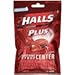 Halls Soothing Syrup Center Cherry Flavor Menthol Drops 25 ea (Pack of 12)