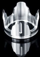 Klarus extended strke bezel for xt11 and rs11 flashlights, silver