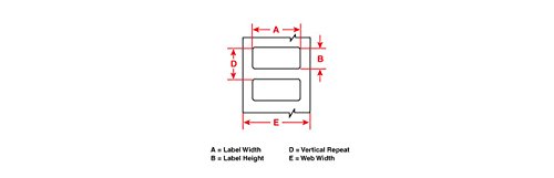 Brady THT-20-435-1 Label, Glossy Metallized Permanent Polyester (B-435), 5.000