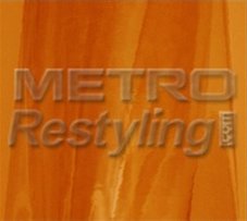 Metro Orange Chrome Mirror Graphic, Craft, Cricut & Sign Vinyl Decal Adhesive-Backed Sticker Film 24