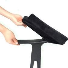 Armrest Pads for Office Desk Chairs - Comfortable Memory Foam Elbow Arm Rest Cushion Covers with Soft Keyboard Wrist Pad &amp; Mouse PAD BUNDLE. Relieve your elbows, arms &amp; wrists with Armrest Pillows!