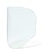 Uvex S8550 Clear Uncoated Replacement Visor, Polycarbonate