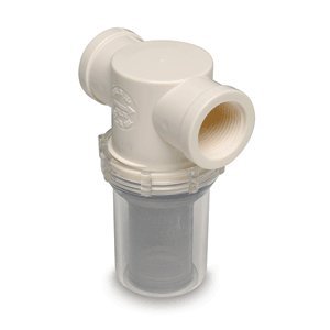 New SHURFLO 1-1/4" RAW WATER STRAINER 20 MESH SCREEN - (Type of Product:Boating-Boat plumbing & pumps-Plumbing fittings) - New