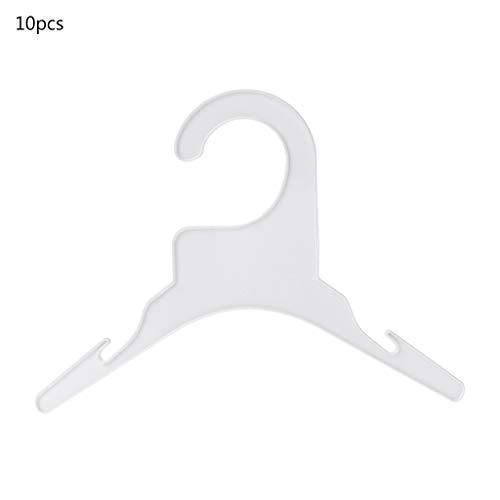 MEIYIN 10Pcs Plastic Pet Dog Puppy Cat Clothes Clothing Rack Hanger Dog Product Accessories