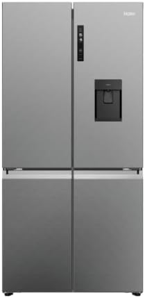 Cube Série 90 5 SH5CREH209MP - Frigorífico americano 525L, 4 portas, dispensador de água, antibacteriano, motor inversor, My Zone, total sem geada, largura 90,8 cm, altura 190 cm, luz LED, aço inoxidável